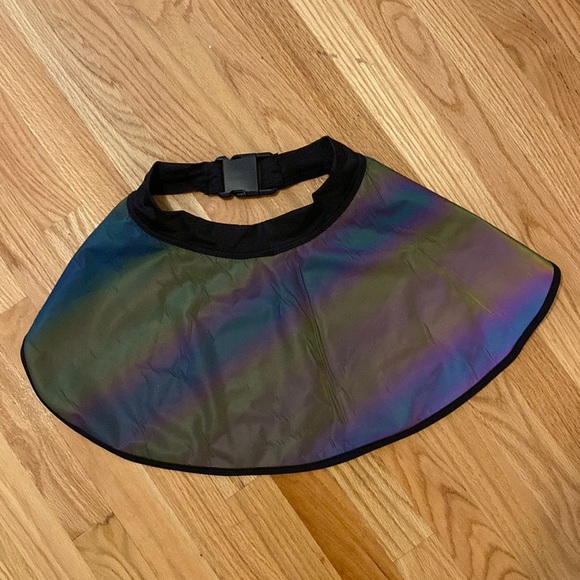 Reflective Half Skirt with Buckle Closure - Rolita Coture - Picture 2 of 6